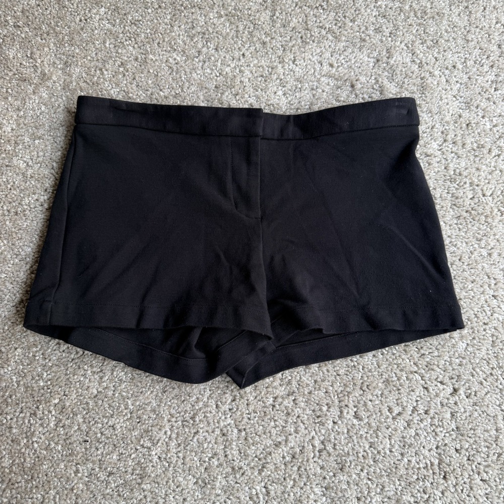 Express Ponte Hot Pants Shorts Womens XS Black Stretch Pull On Summer Casual